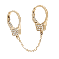 Earring Handcuffs Sticker by Ali Weiss Jewelry