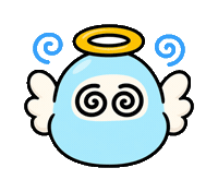 creedoapp sticker confused angel dizzy Sticker