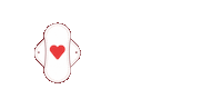 Heart Cloth Pads Sticker by GladRags