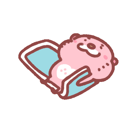 sleep otter Sticker by lifezng