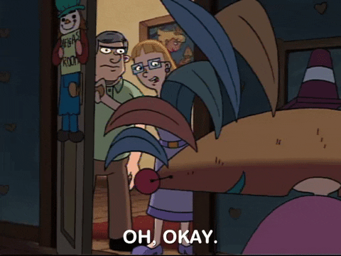 hey arnold nicksplat GIF