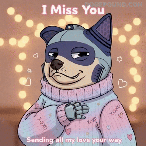 Miss You Love GIF by Doge Pound