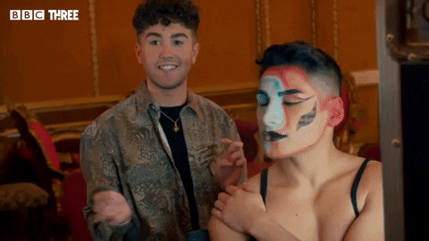 Glow Up Make-Up GIF by BBC Three