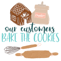 Christmas Cookies Sticker by Creative Bag