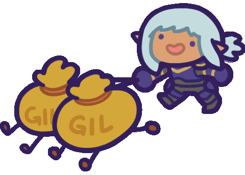 Final Fantasy Money Sticker by Ng Khai Hong