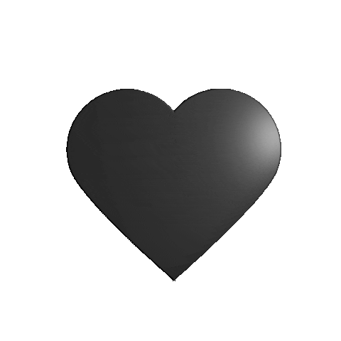 black heart love Sticker by Certified London