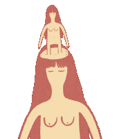 Depression Confuse Sticker