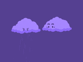 Thunder And Lightning Cloud GIF by Crispe