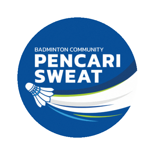 PencariSweat giphyupload sweat badminton sporty Sticker
