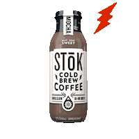 Coffee Lightning Sticker by SToK Cold Brew
