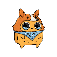 Chicken Nugget Corgi Sticker by Sad Nuggie