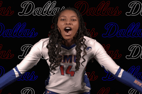 Ncaa Volleyball GIF by SMU Mustangs