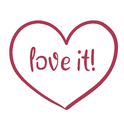 Love You Hearts Sticker