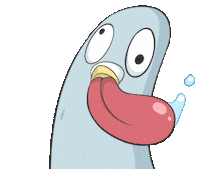Bird Licking Sticker by Jin