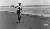 high kick beach GIF by Texas Archive of the Moving Image