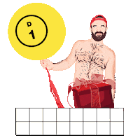 Boylesque Sticker by Dabbers Bingo