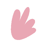 apolondon pink hand high five leaf Sticker