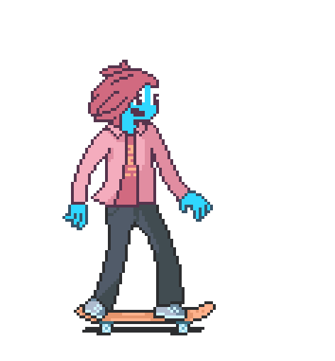 Pixel Rolling Sticker