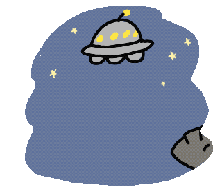 Space Ufo Sticker
