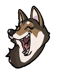 Dog Laugh Sticker