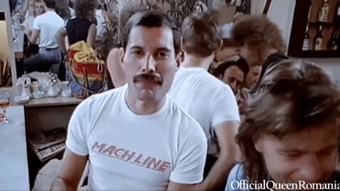freddie mercury queen GIF