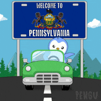 Travel Driving GIF by Pudgy Penguins