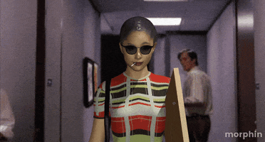 morphin sunglasses ariana badass mad men GIF