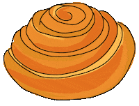 Cinnamon Roll Sticker by feierSun