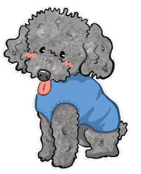 Dog Zaki Sticker