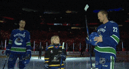 ice hockey hug GIF by NHL