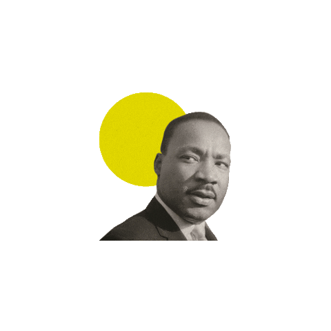 Martin Luther King Jr Mlk Sticker by NYU Office of Global Inclusion