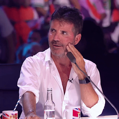 Simon Cowell Reaction GIF by Got Talent Global