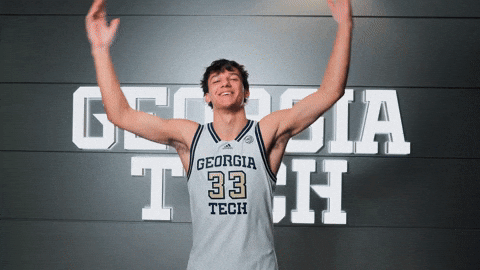 Georgia Tech Basketball GIF by Georgia Tech Yellow Jackets