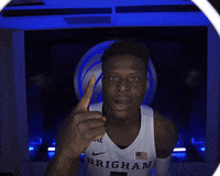 Byu Basketball George GIF by BYU Cougars