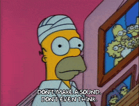 Confused Season 3 GIF by The Simpsons
