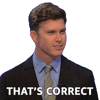 Colin Jost Sticker by Jeopardy!