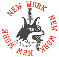 Fox Dagger Sticker by A U S T R I A