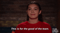 This is for the Good of the Team
