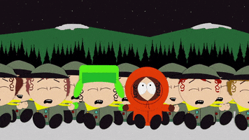 scared kyle broflovski GIF by South Park 