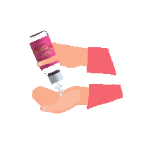 VitalLifeUK family germs sanitiser handsanitiser Sticker
