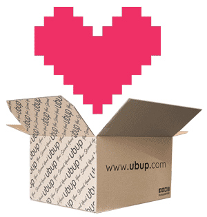 ubup giphyupload shopping secondhand parcel Sticker