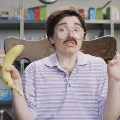 Banana Dad Joke GIF by Natalie Palamides