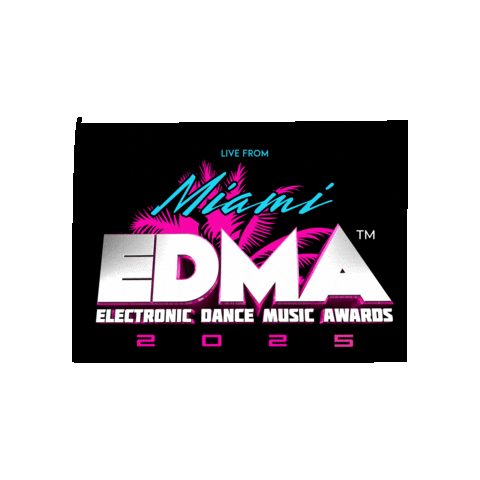 Miami Music Week Edma Sticker by EDM Awards 2023