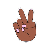 chezdidine illustration black peace main Sticker