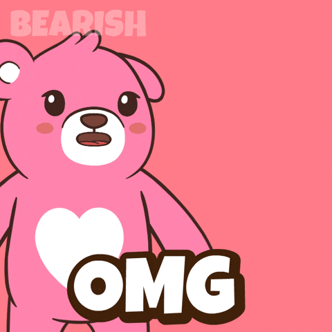 Teddy Bear Wow GIF by BEARISH
