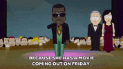 happy kanye west GIF by South Park 