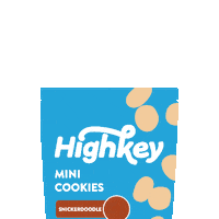 highkeysnacks lemon mint chocolate chip chocolate chip cookies Sticker