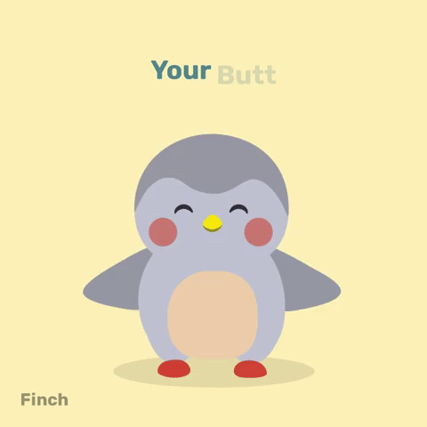 Your butt