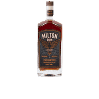 Spiced Rum Bottle Sticker by Milton Rum Distillery