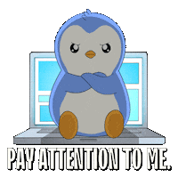 Listen To Me Sticker by Pudgy Penguins